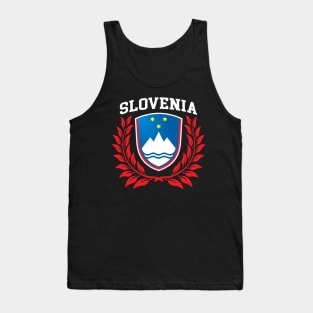 Slovenian Pride Flag T-Design Tank Top